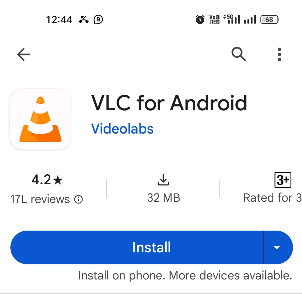 Vlc app for android